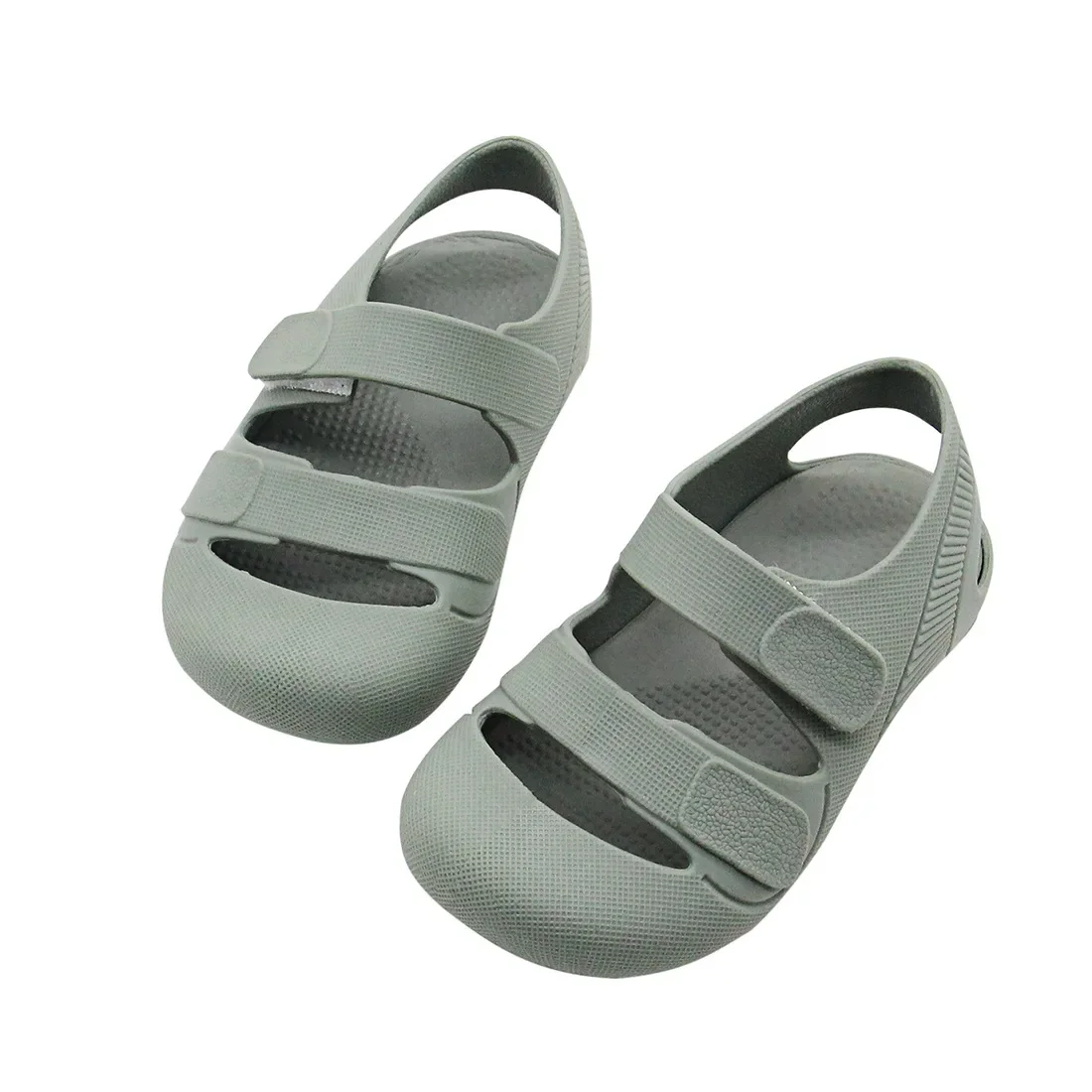 Summer Children Sandals Baby Girls Toddler Soft Non-slip Waterproof Shoes Kids Candy Color Beach Shoes Boys Casual Flat Sandals