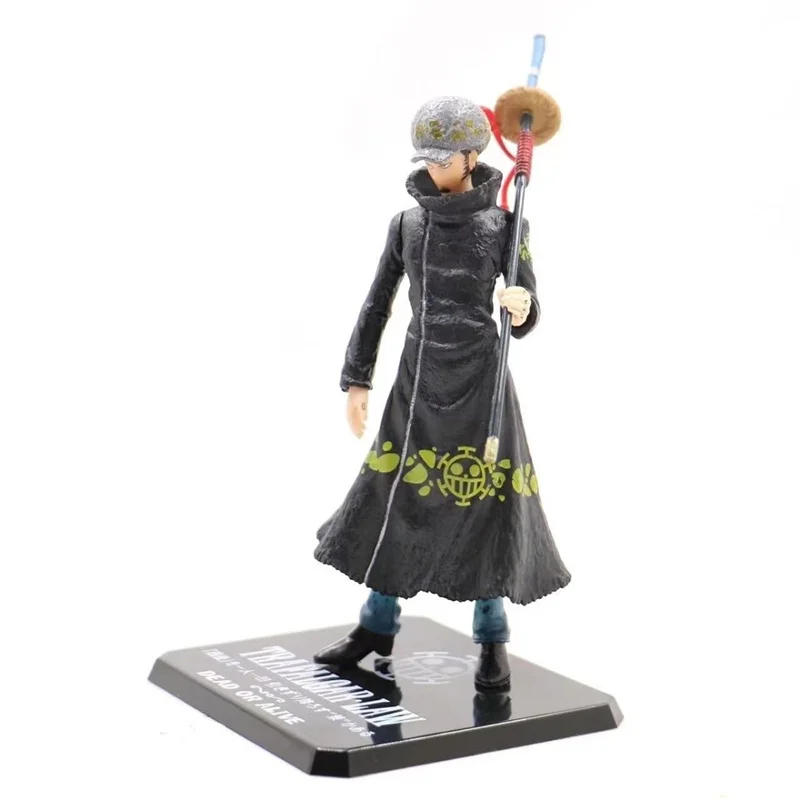 Anime  ONE PIECE Oka Shichibukai Trafalgar D Water Law Standing Posture PVC Action Figure Collectible Model Toy