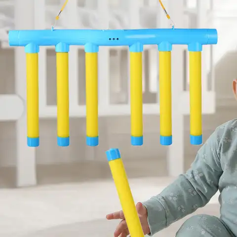 Catching Sticks Game Reflex Trainer 3 Adjustable Speeds Remote Control Stick Drop Game Hand Eye Coordination Training Toy
