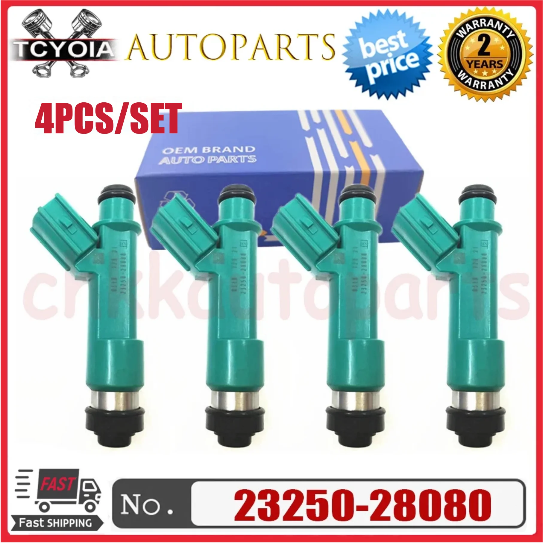 23250-0H060 23250-28080 Injetores de combustível para Toyota Corolla Camry Rav4 Solara Scion 2.4L 2004 2005 2006 2007 2008-2013 23250-0H030