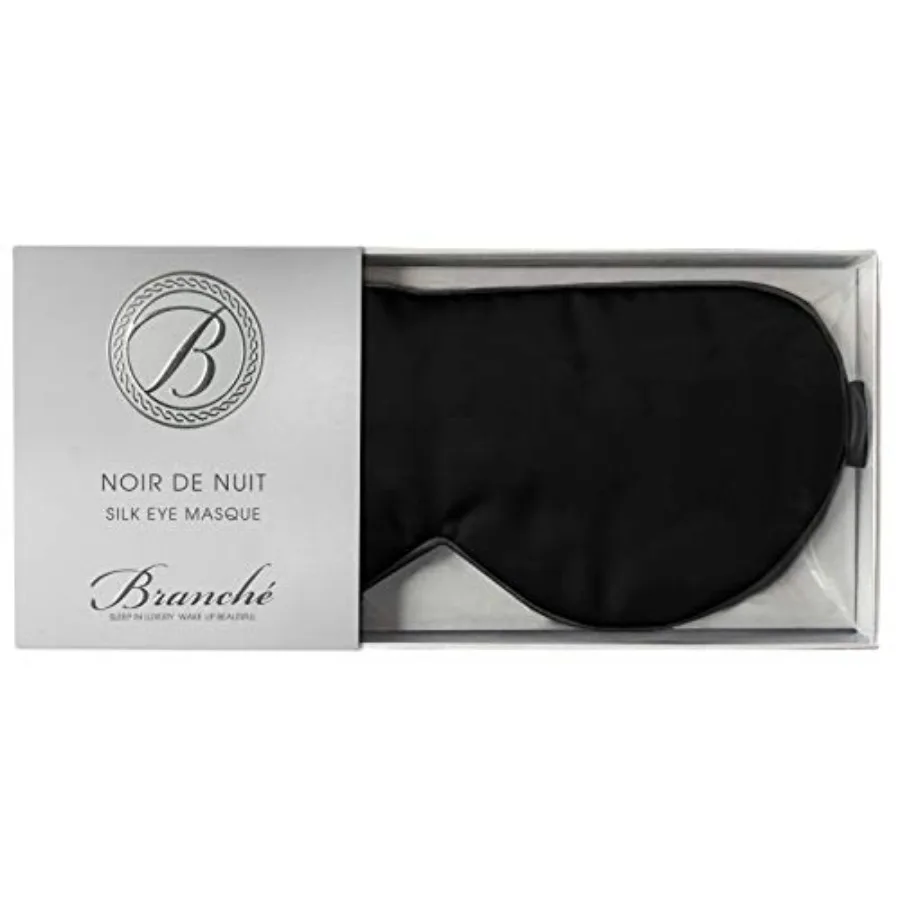 

Branche Beauty Belle De Nuit Sleep Mask - Silk Eye Mask 6A Silk 22 Momme Eye Cover Sleepover Shade Blindfold Mask for Luxury Sl