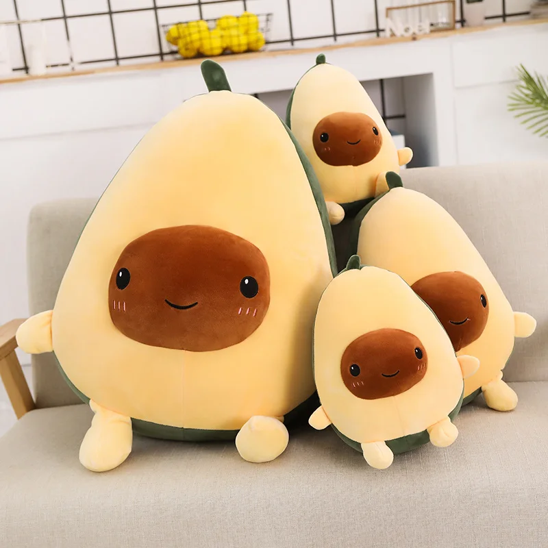 30-60CM Nette Avocado Gefüllte Plüsch Spielzeug Gefüllte Puppe Kissen Kissen Kind Kind Weihnachten Geschenk Mädchen Baby Mädchen