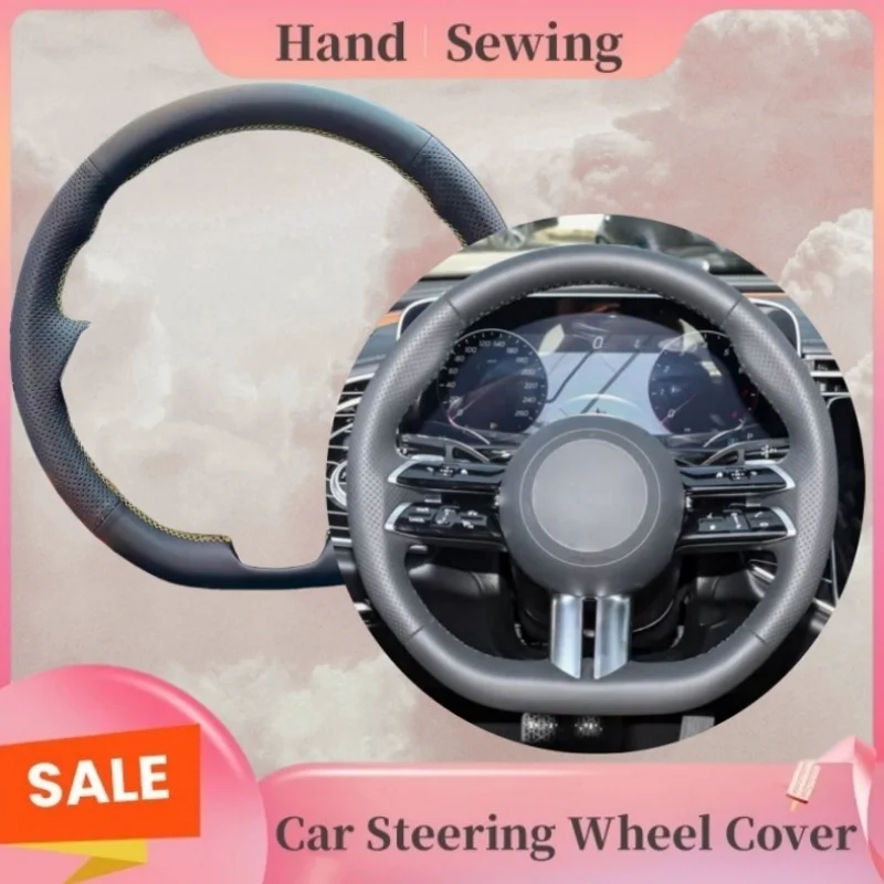 

Genuine Leather Protect The Original Leather From Wear And Tear Steering Wheel Cover For Benz W206 C-class C200L C260L 2023 2024