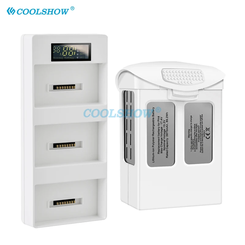 5870mah Battery for Dji Phantom 4 Pro Intelligent Flight Battery Accessories for Phantom 4 RTK / 4PRO Drone Batteries Charger