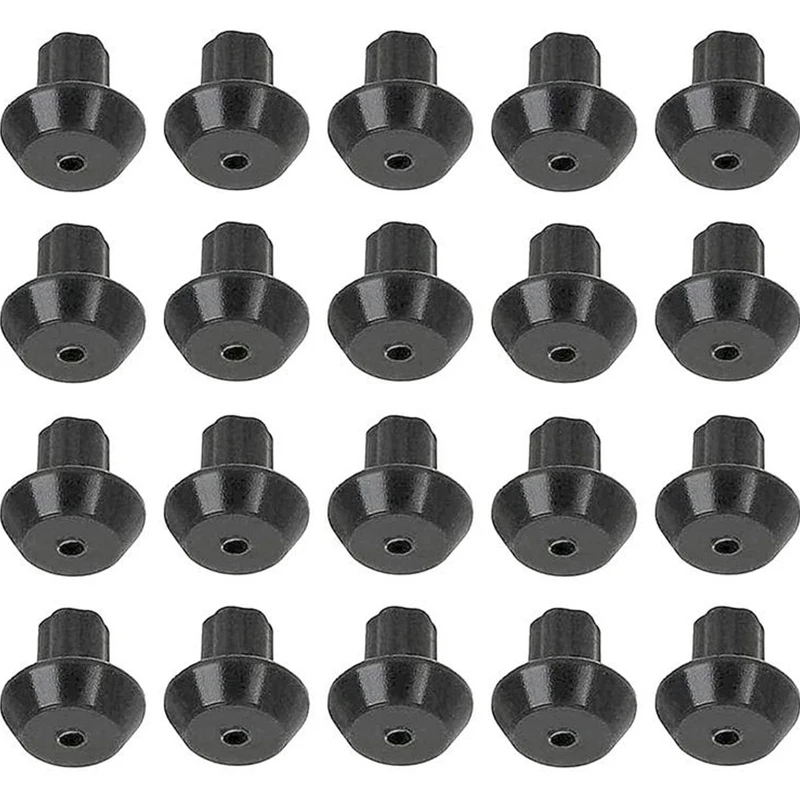 16PCS Gas Range Burner Grate Foot Compatible Stove Gas Stove Burner Foot Rubber Feet for Gas Stove Replacement Parts