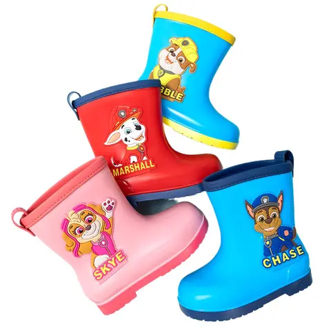 Paw Patrol Marshall Rain Boots Anime Boy Girl Outdoor Non-slip Rain Boots Cartoon Waterproof Rubber Boots Cute Water Shoes Gifts