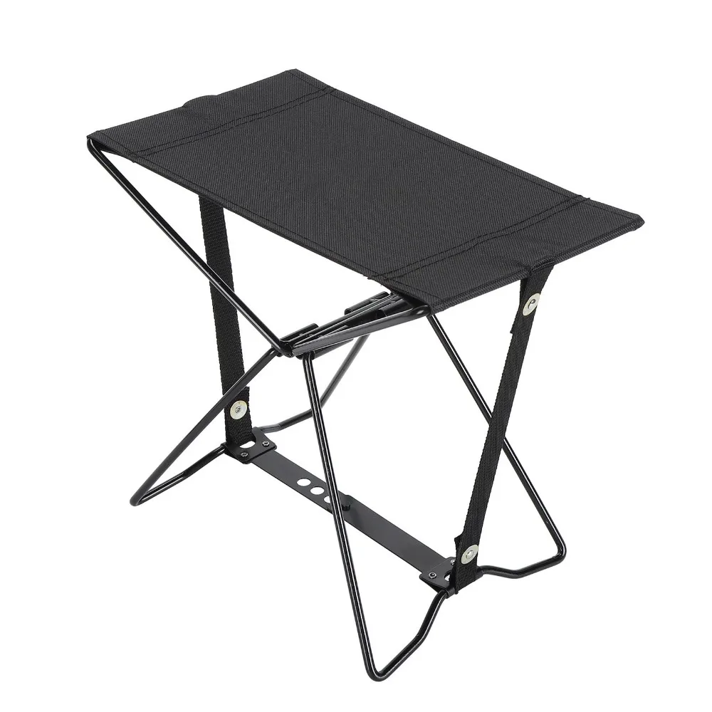 Steel Frame Camp Chair X Frame Stable Structure Portable Canvas Seat Wear Resistant Compact Lightweight Build