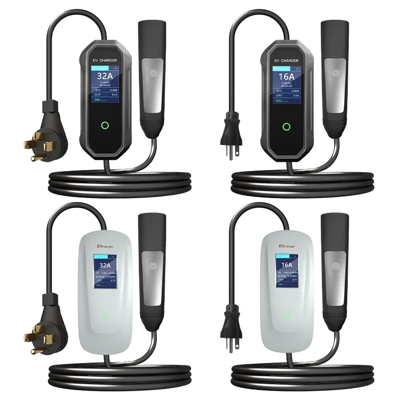 Tesla EV Charge Station Open the Charge Port Door with Pressing the Button for Tesla Model Y EV Charger