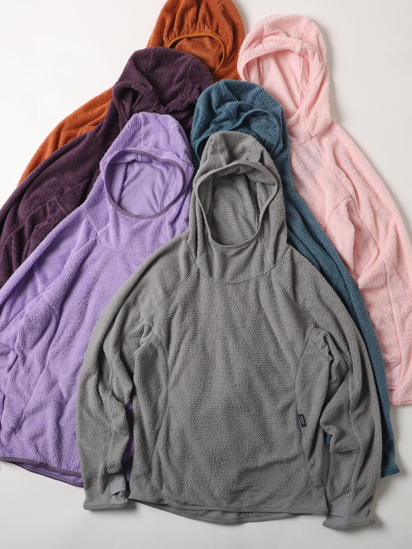 Lightweight Warm Fleece Hoodie Sweatshirt Outdoor Middle Layer for Couples Men Women Autumn Winter Polyester Fiber Long Sleeve
