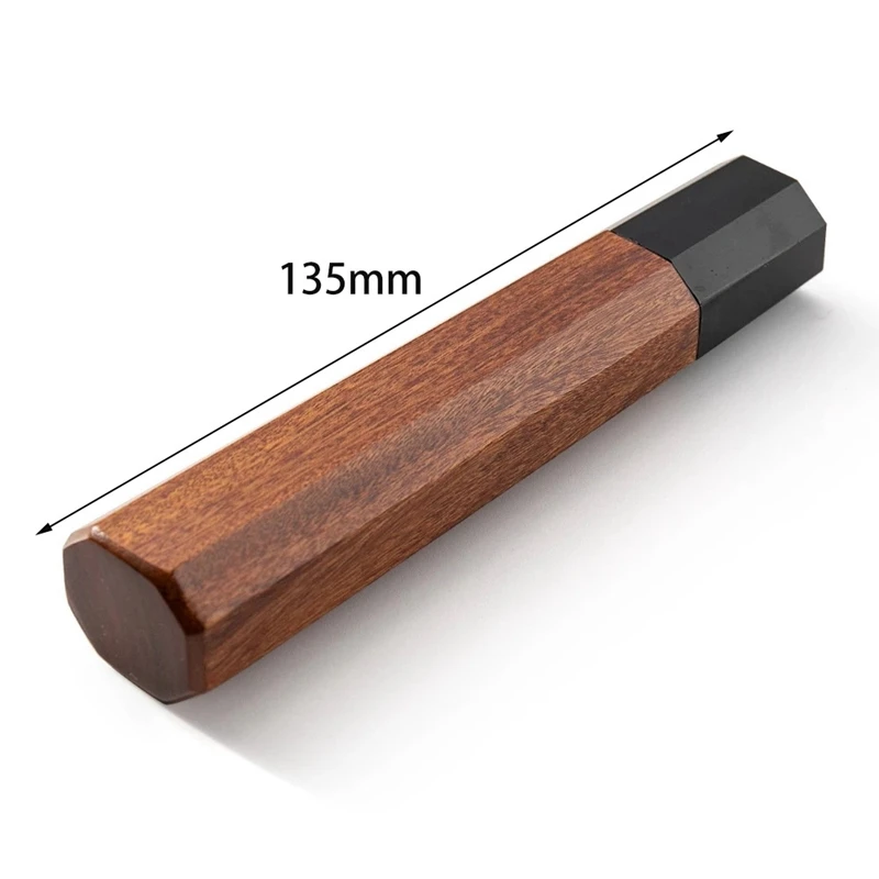 

A47U Japanese Chef Knife Handle DIY Kitchen Knives ECO Friendly Wooden Knife Making Details Accessories Octagonal Handle
