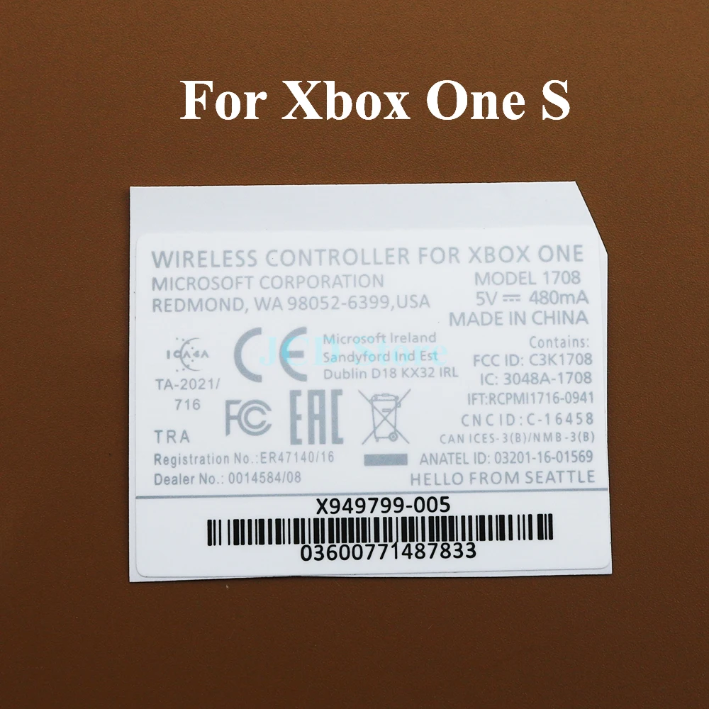 10PCS For XBOX Series S/X Skin Sticker Stickers Skins For XBOX 360/ONE Slim S/Elite Handle Label Back Sticker Controller