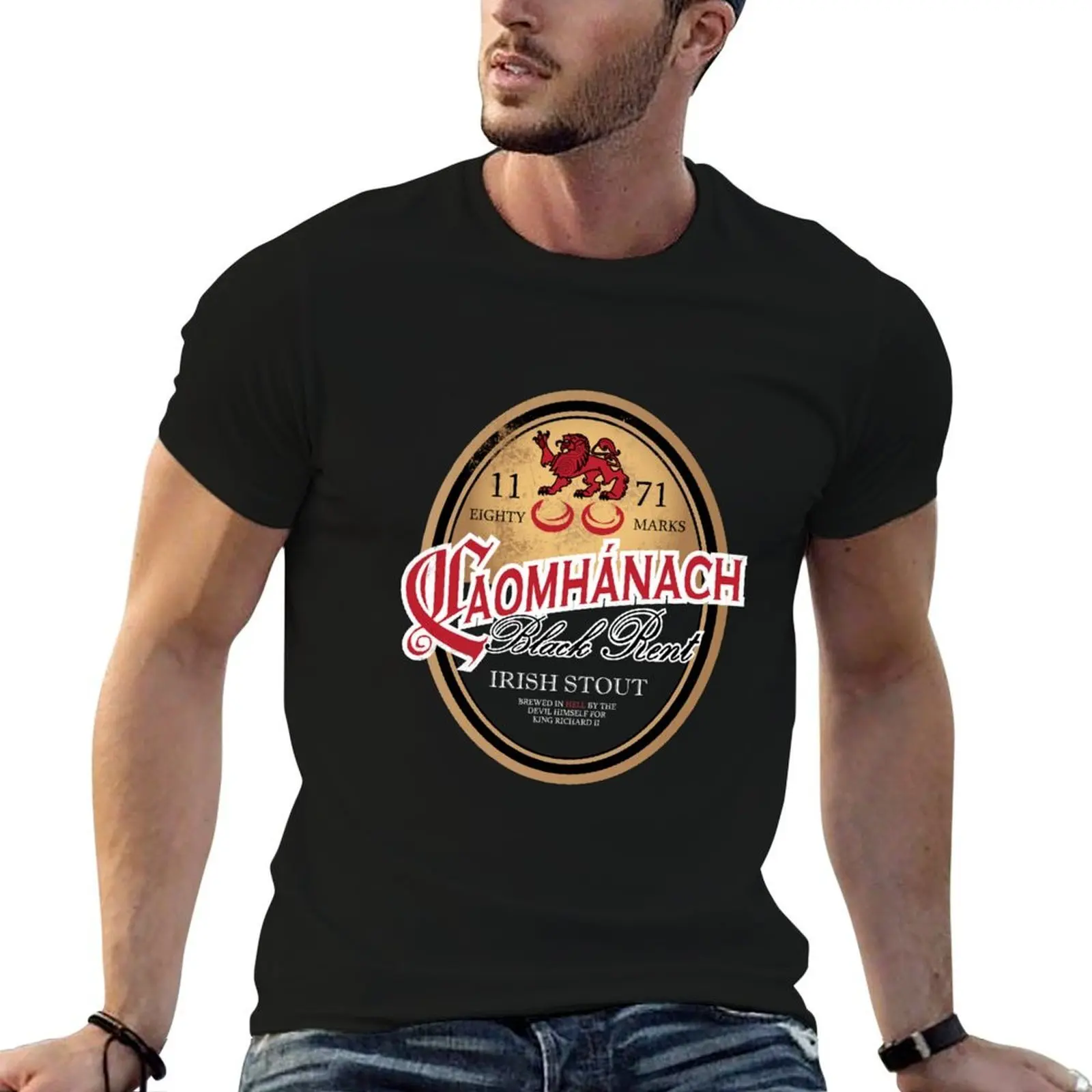 Camiseta Kavanagh Clan Vintage Irish Stout, camisetas de algodón 100% para hombre, paquete de camisetas blancas para hombre, camiseta gráfica