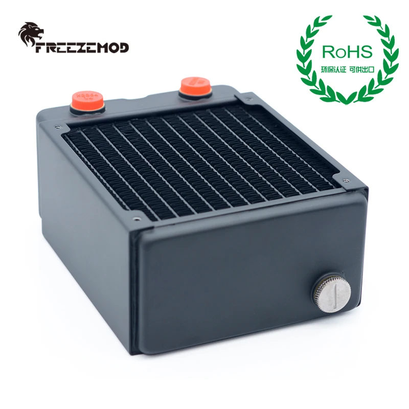 

FREEZEMOD 65MM Thick PC Water Cooling Radiator G1/4 Thread 120mm 3 Layers Computer Copper Cooler Heatsink Support For 120cm Fan