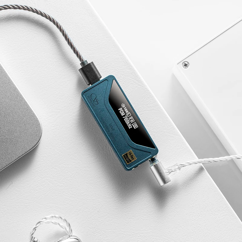 SHANLING UA4 blu portatile USB DAC AMP amplificatore per cuffie Hi-Res Audio ES9069Q dual RT6863 PCM768 DSD512 uscita 3.5/4.4mm