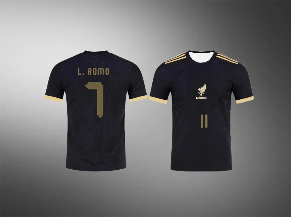 Kaus Sepak Bola Piala Emas 2025 Meksiko Pria Pakaian Olah Raga Seragam Sepak Bola Latihan Ukuran S-6XL Kaus Jersey Uniseks Sejuk Musim Panas Baru