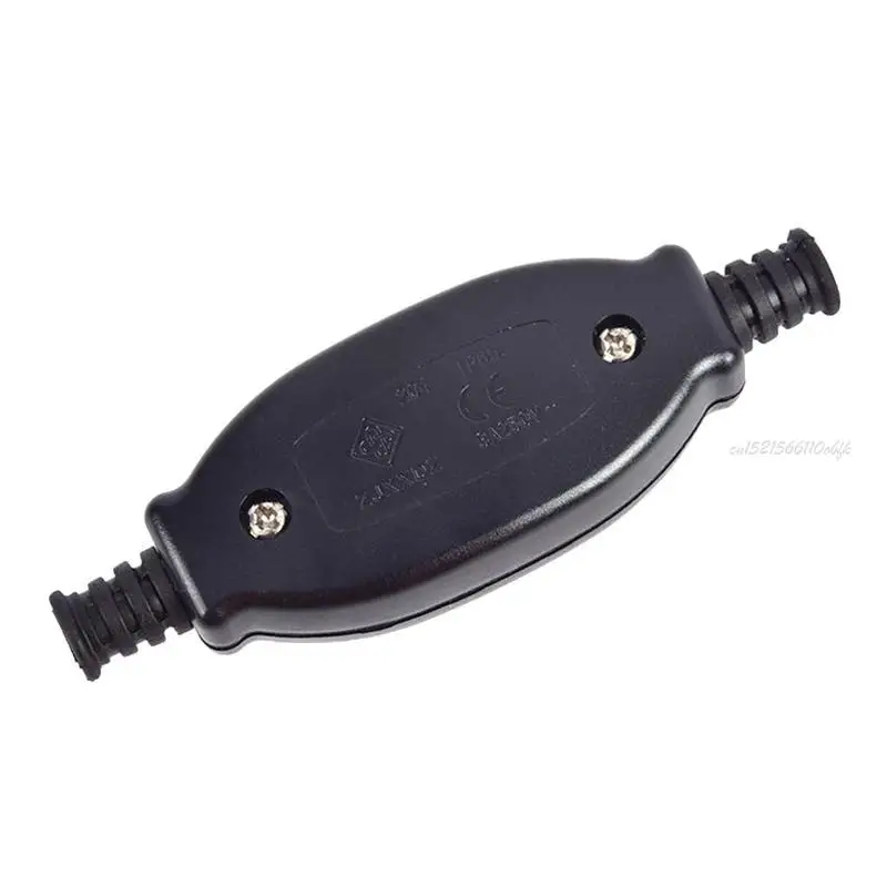 27RB Черный водонепроницаемый встроенный шнурный переключатель 3A 250 В на выключателе шнурной лампы выключатель