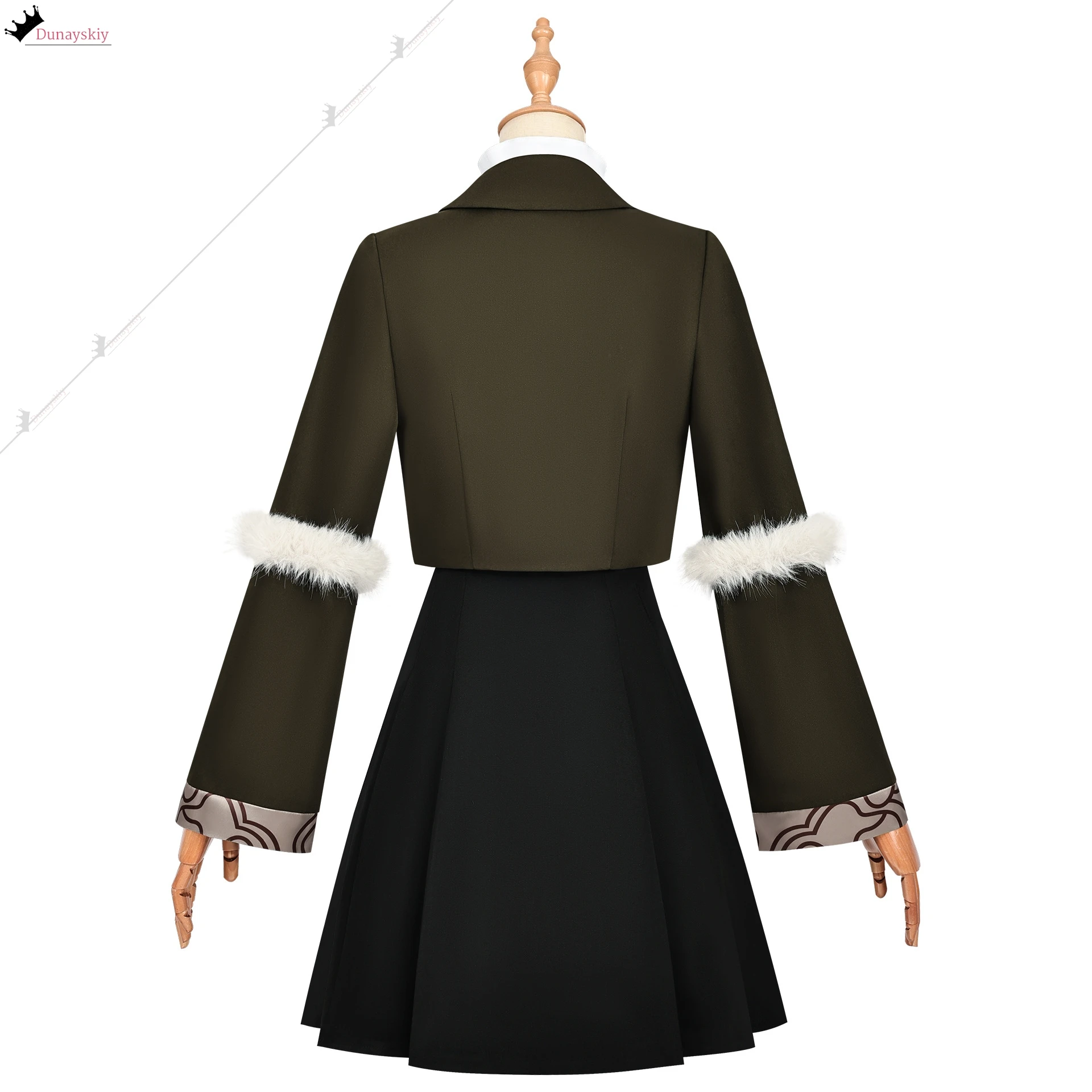 Juego de Anime Arknights operador Lappland disfraz de Cosplay abrigo infantil falda uniforme conjunto completo peluca mujer lindo traje de Navidad