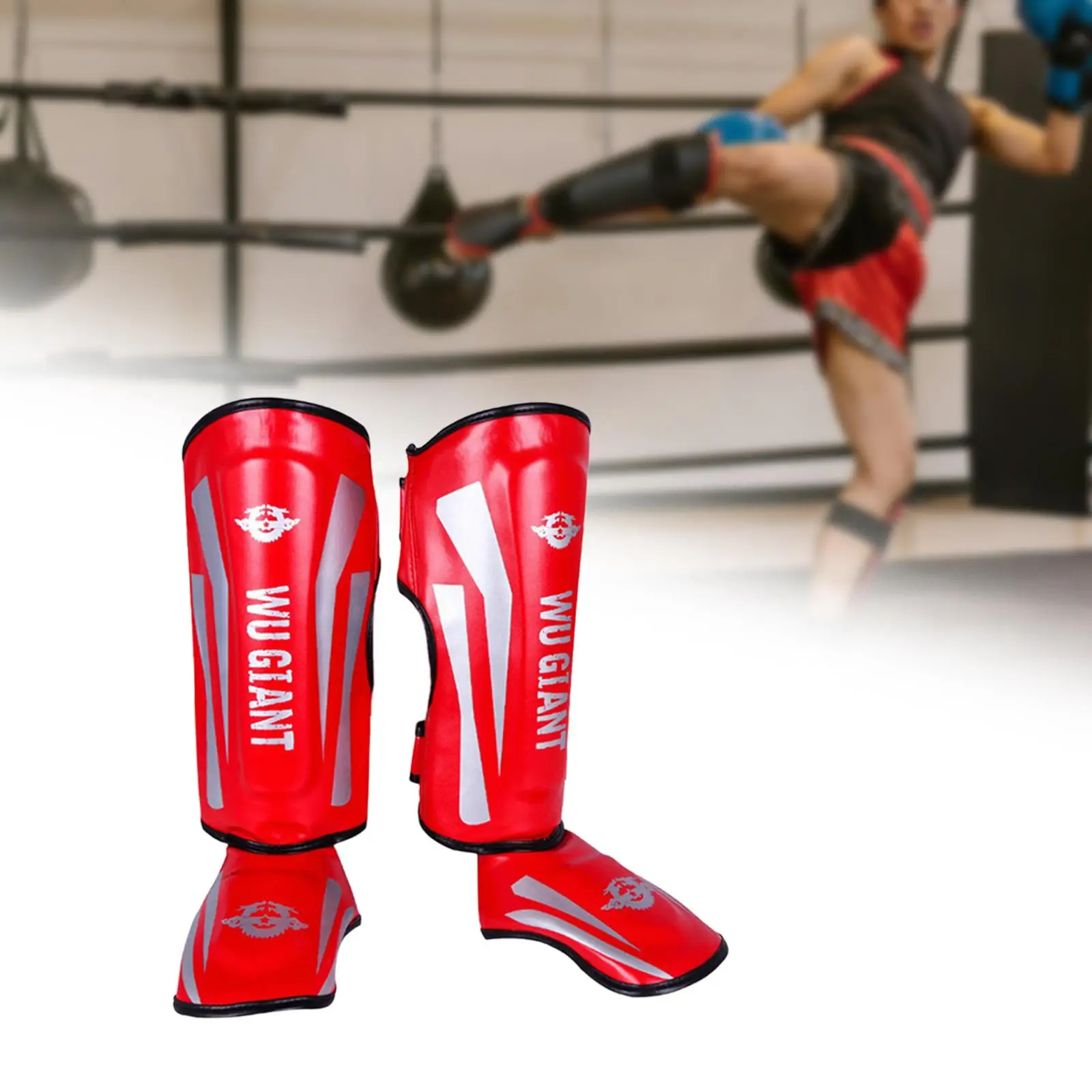 Shin Guards Adjustable Anti Slip Protection Leg for Mma Muay Thai Kung Fu