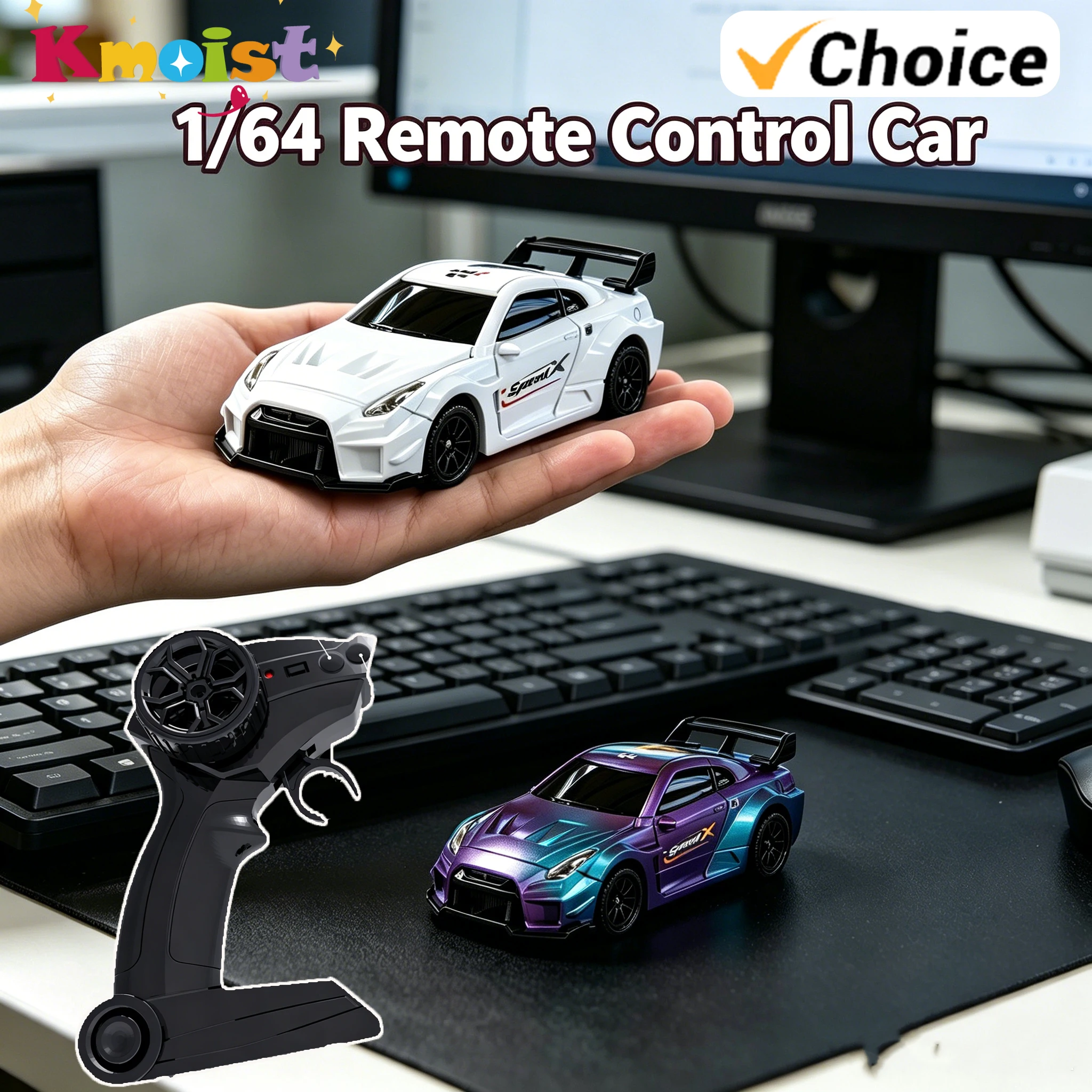 Remote Control Drift Car Small Wireless Cars Kids Toys Mini Desktop High-Speed Model Vehicle Children's Toy Boy Birthday Gifts