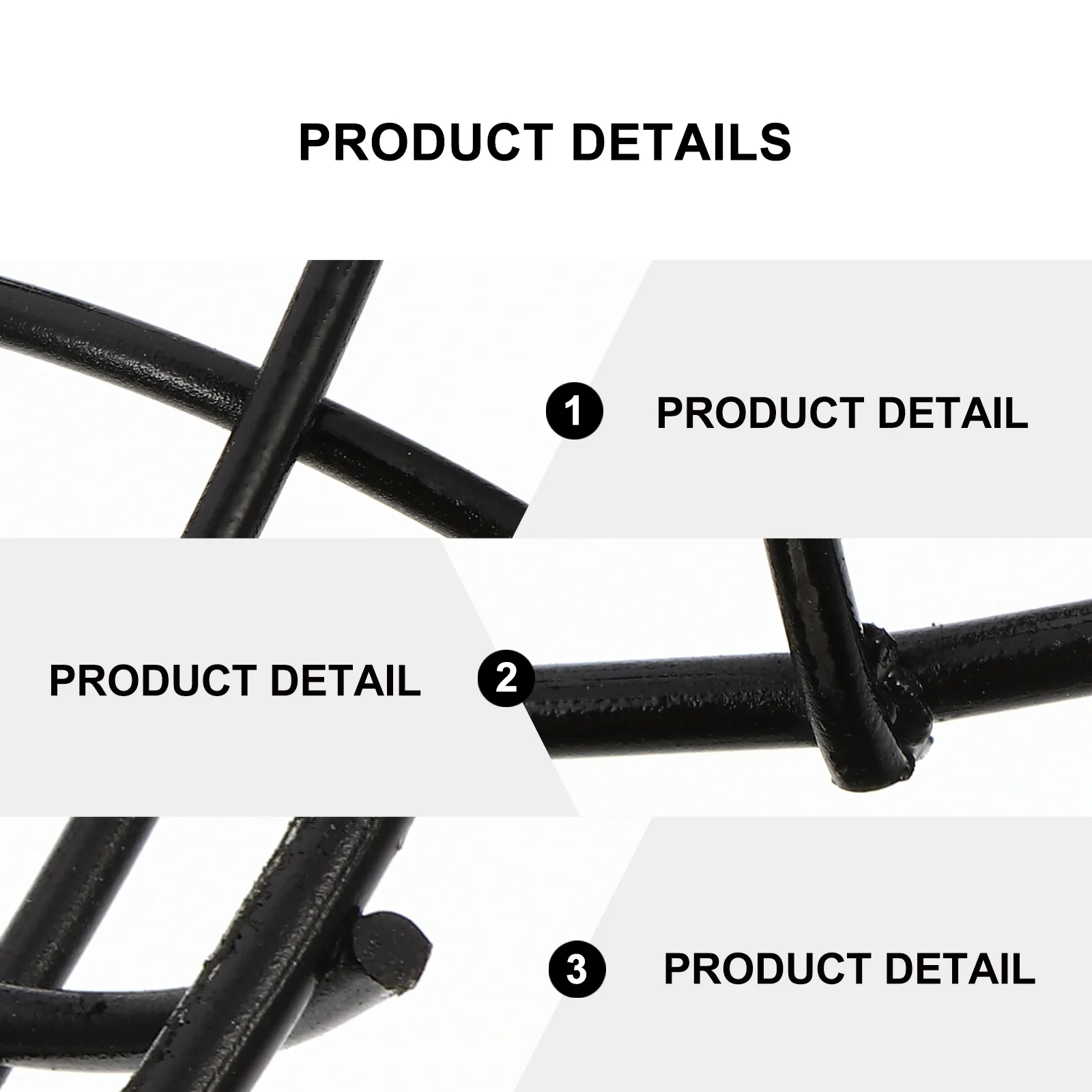 

3Pcs Wreath Iron Ring Heavy Duty DIY Frame for Christmas Garland Decor Home Garden Hanging Decoration Round Metal Loop