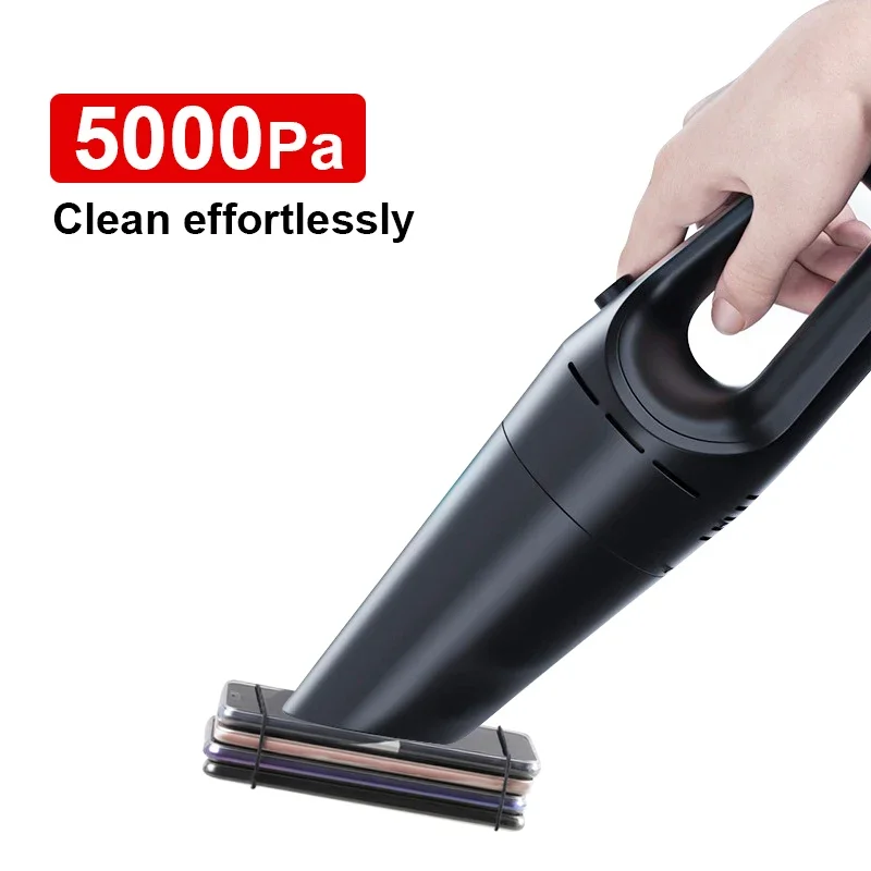 Portable Wireless Vacuum Cleaner 5000PA Super Suction Handheld Cordless Dust Cleaner Dual-use Pet