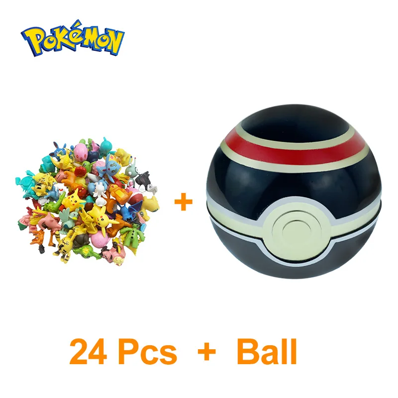 Pokemon Ball Elf Spielzeug Anime Actionfigur PokeBall Tasche Monster leerer Clip n Go Modell Pikachu Pokeball Kind Kind Weihnachten Gif