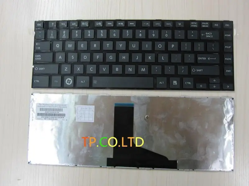 

Клавиатура с черной рамкой для ноутбука toshiba Satellite C800 C800D C805 C805D C840 C840D C845 C845D L800 L805 L830