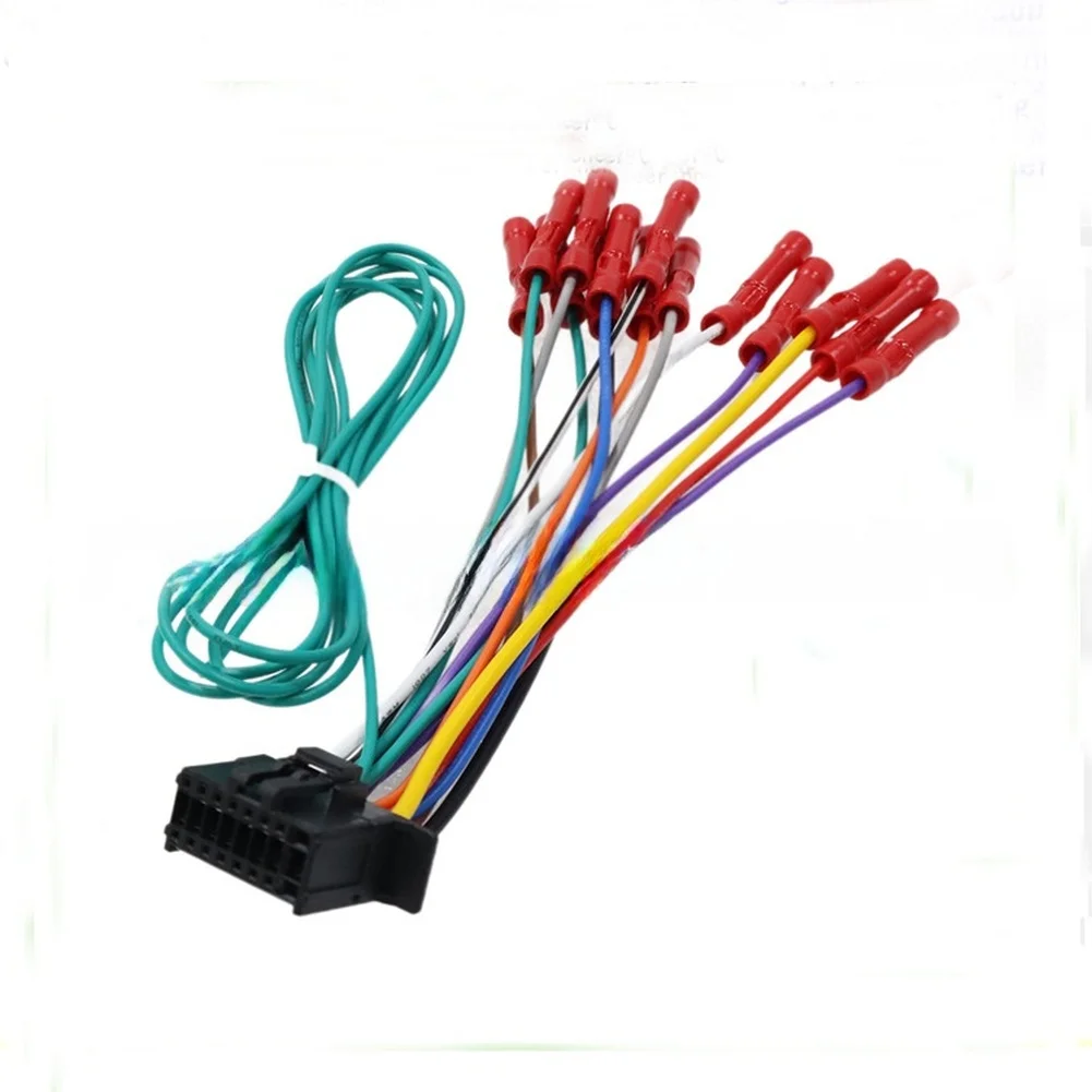 Handbrake Cable and Power Cable Wiring Harness with Speaker Wire and Protective Sleeve for Pioneer Car Radio Systems
