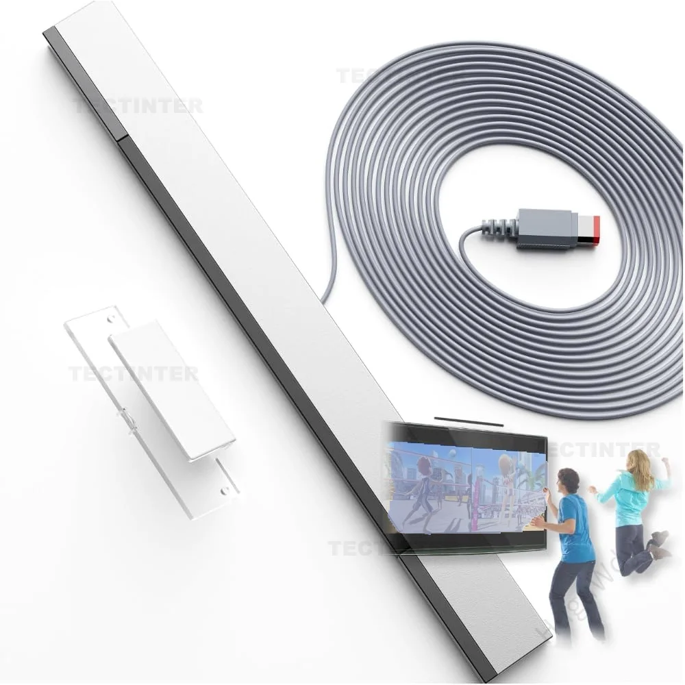 Barra de sensores inalámbrica/con cable, receptor remoto de movimiento para consola Nintendo Wii/Wii U, rayo de señal IR infrarroja para accesorios Wii