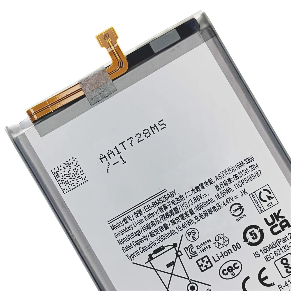Genuine Battery EB-BM526ABY For Samsung Galaxy M56 M52 5G M23 F23 5G M53 5G A73 A23 EB-BM526ABS M33 5G Batteria+Tools image 3