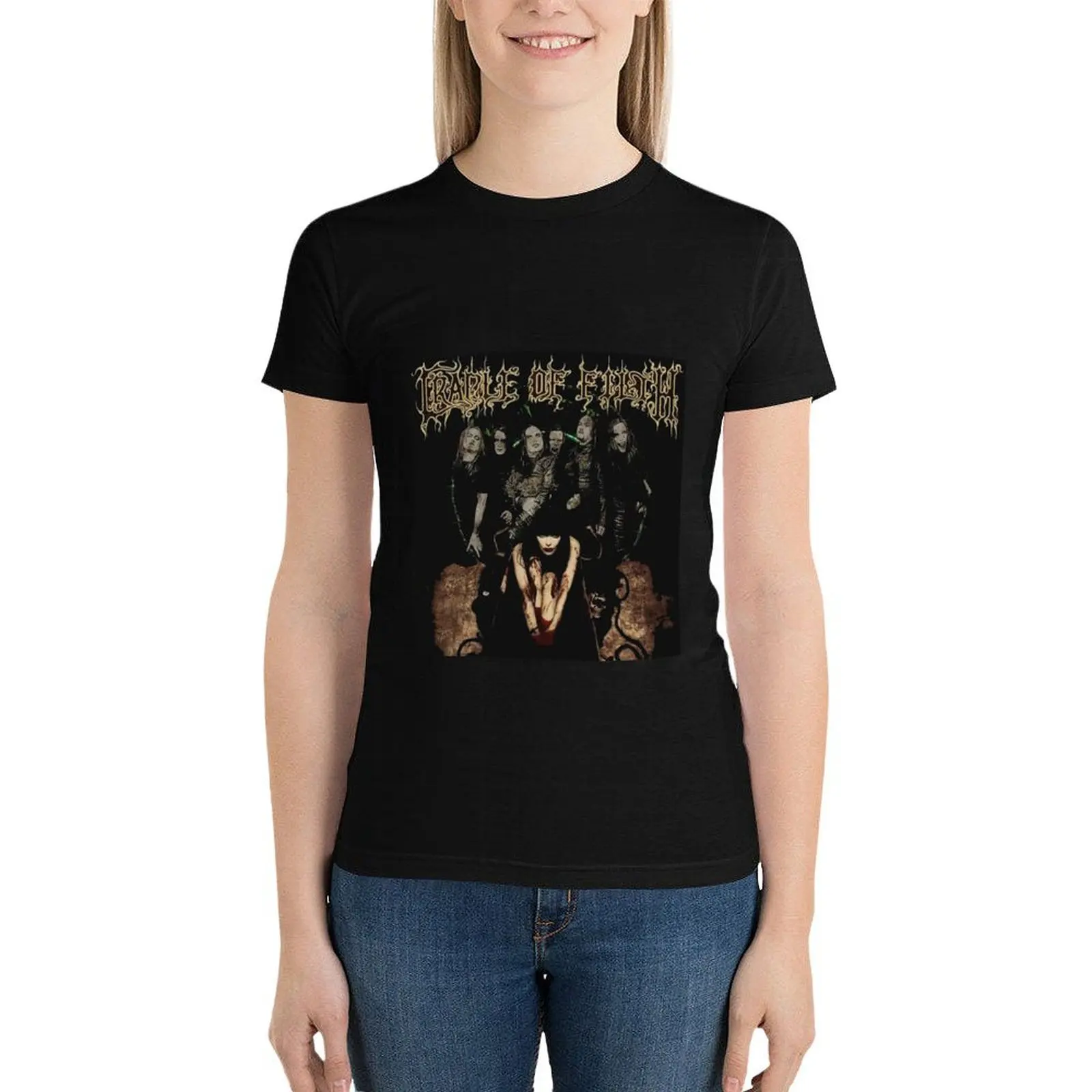 

Cradle of Filth-Cradle of filth T-Shirt summer tops cute clothes Woman fashion