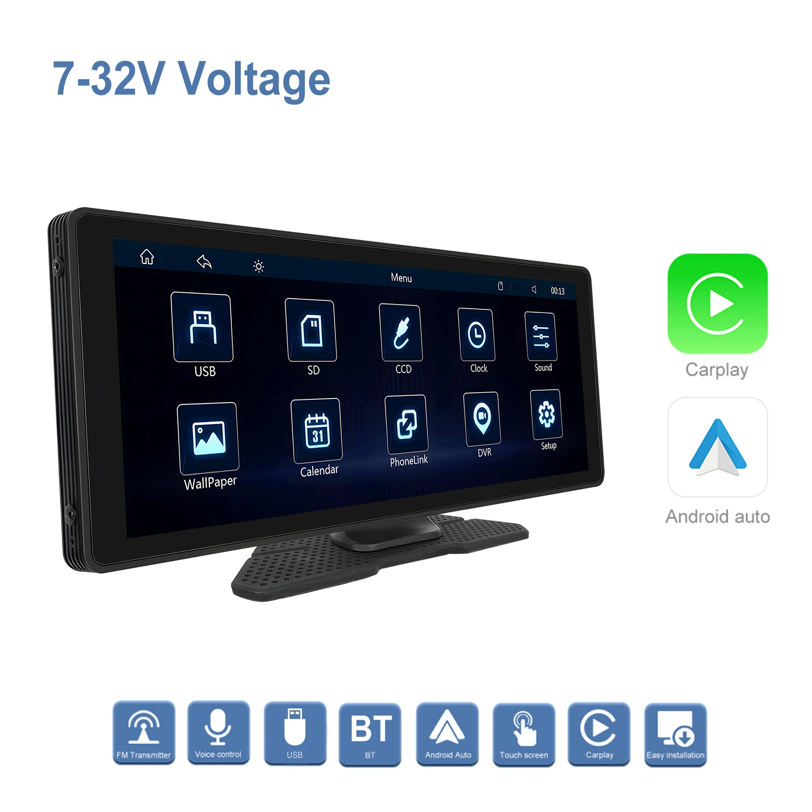 Hikity 10.26 ''سيارة نظام ذكي Carplay أندرويد السيارات AirPlay أندرويد يلقي راديو السيارة FM الارسال بطاقة SD USB بلوتوث EQ #2