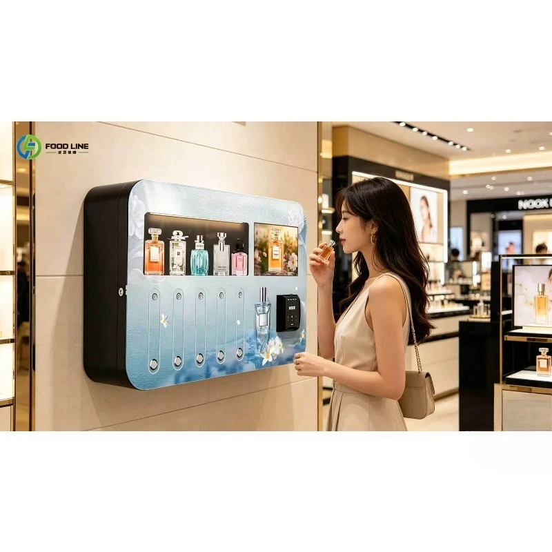 Perfume Vending Machine Wall Mounted Quality Commercial Scent Dispenser Mobile Wallet for Beauty Salon