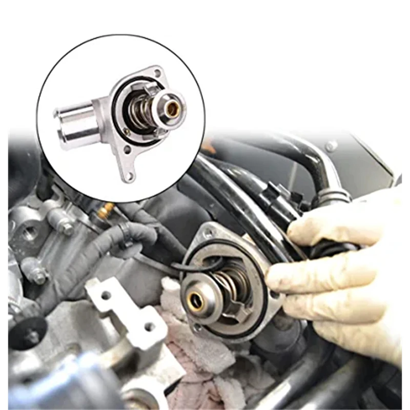 Conjunto de termostato de refrigerante de motor 12600172 para Chevrolet Silverado GMC Sierra 1500 2500
