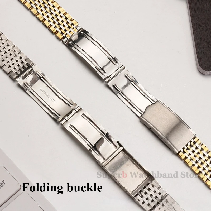 نهاية منحنية الصلبة الفولاذ المقاوم للصدأ الساعات لأوميغا ساماستر Speedmaster 18 مللي متر 19 مللي متر 20 مللي متر رجال الأعمال استبدال حزام