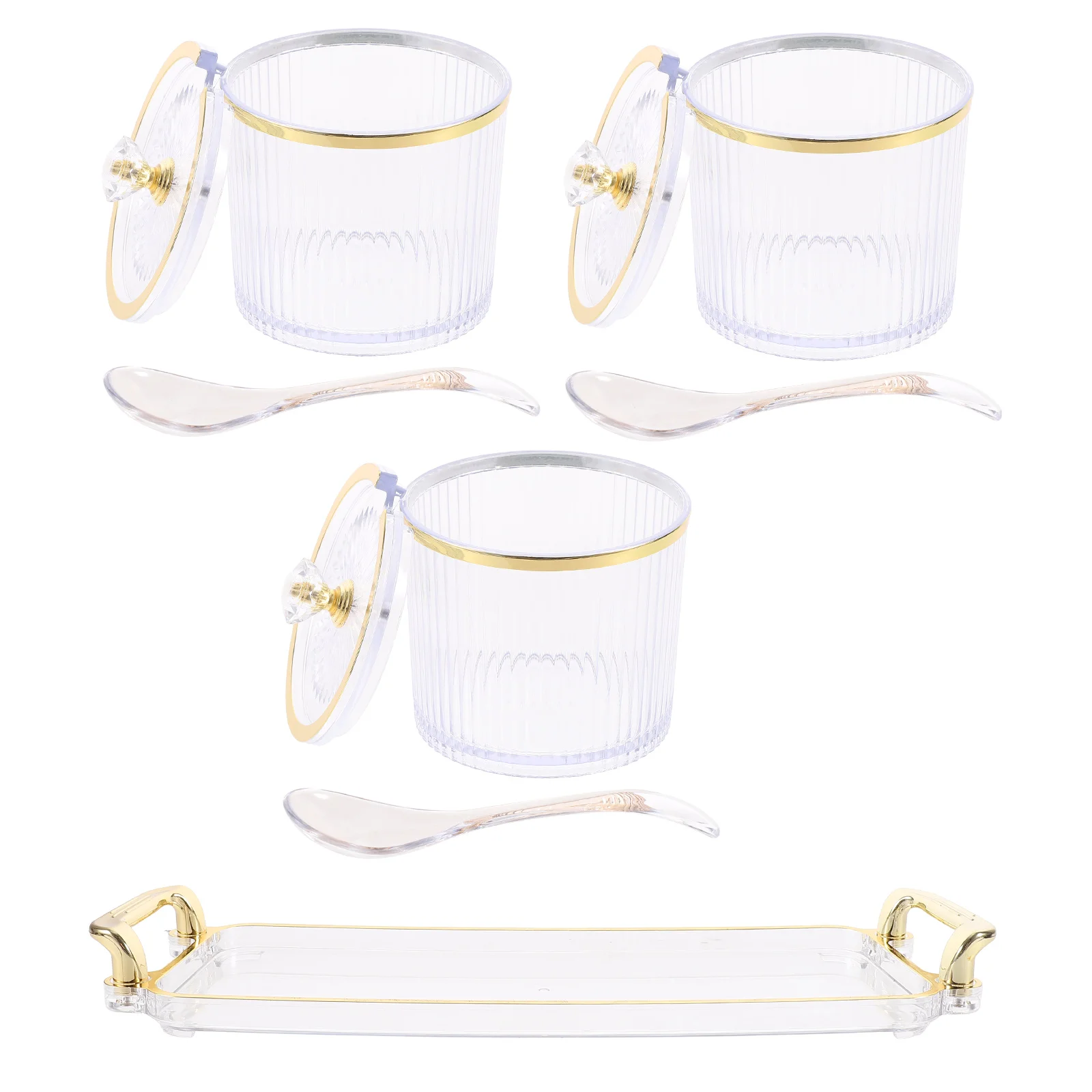 

1Pc seasoning container set Transparent Salt Sugar Jar Soy Sauce Vinegar Pepper Storage Bottle Spoon Kitchen Countertop