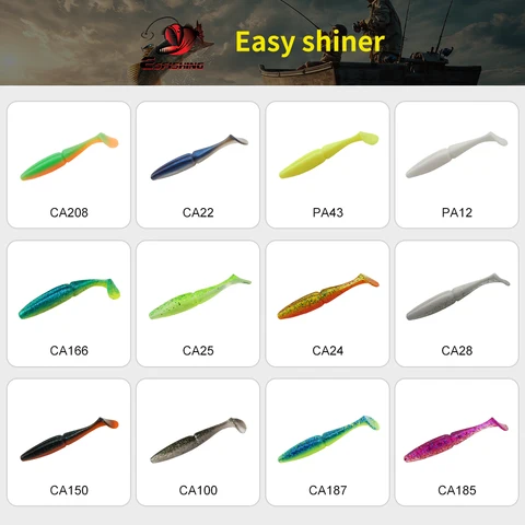 KESFISHING Easy Shiner силиконовые приманки для щуки — детальный вид товара