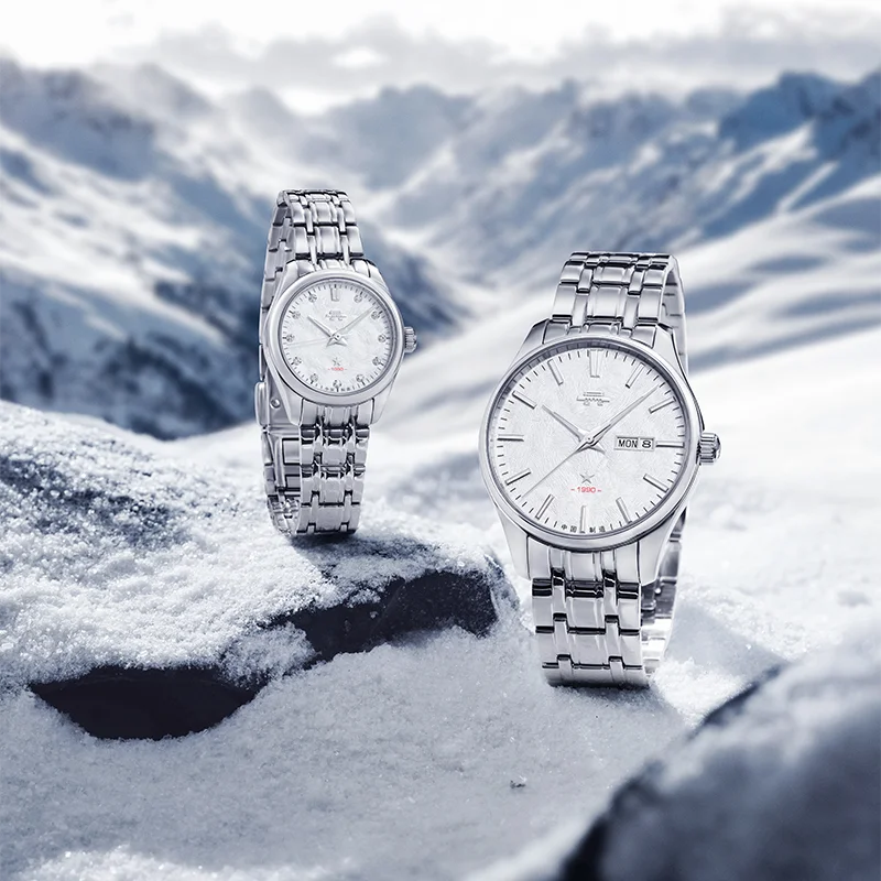 Beijing Watch mechanical automatic watch minimalist watch ladies watches women Beijing Classic Series Everest Couple Watch 28mm