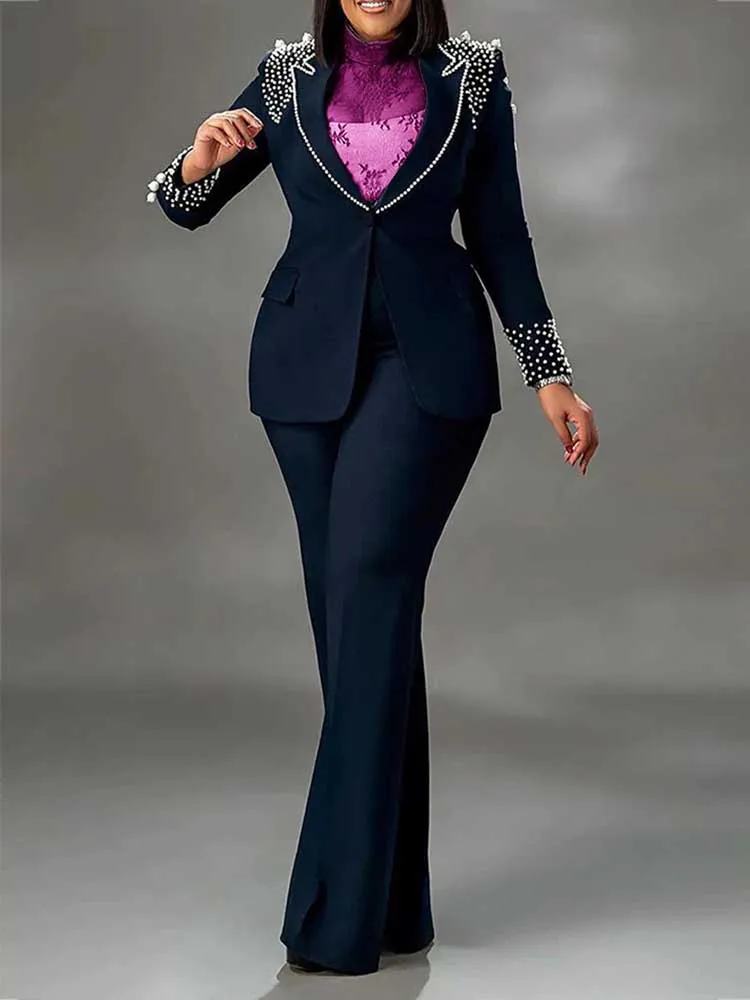 

Женский комплект из двух предметов, одинаковые комплекты, офисная одежда, зимний облегающий пиджак с длинными рукавами и брюки, оптовая продажа, дропшиппинг