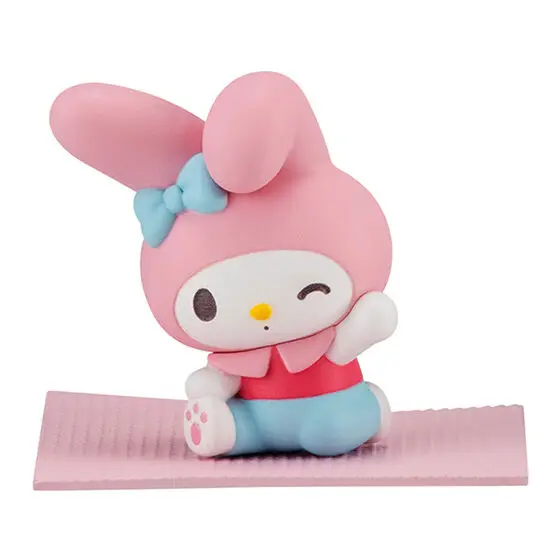 Bandai Genuine Sanrio Personagens Figuras de ioga de todos, Gashapon, Caixas cegas, Brinquedos surpresa.