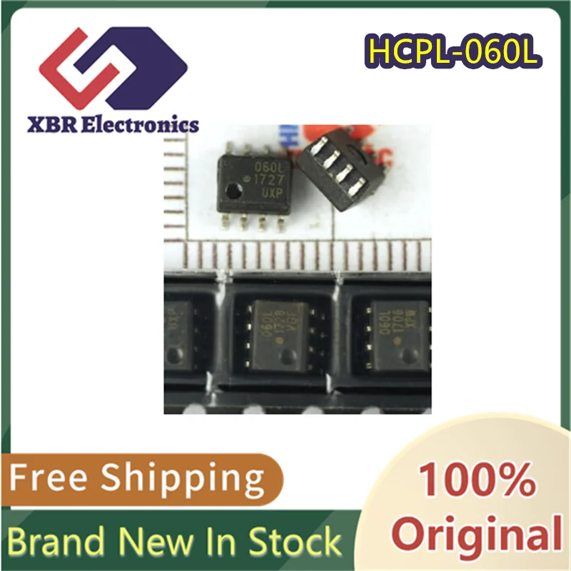 

(10/50 pieces) HCPL-060L HCPL-060L-500E Silkscreen 060L SMD SOIC-8 High-Speed Optocoupler Brand New and Original Free Shipping