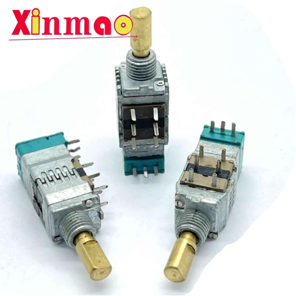 ALPS RK09 Precision Potentiometer 50KW with Press 3 Switch and Center Positioning Shaft Length 15mm