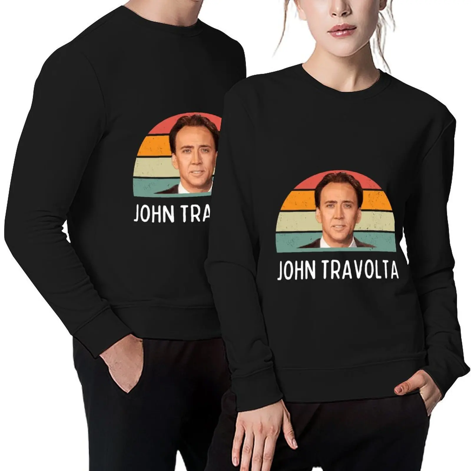 

Nicolas Cage John Travolta Face Off Men_s Women_s Pullover tracksuits korean clothes oversize sweatshirts