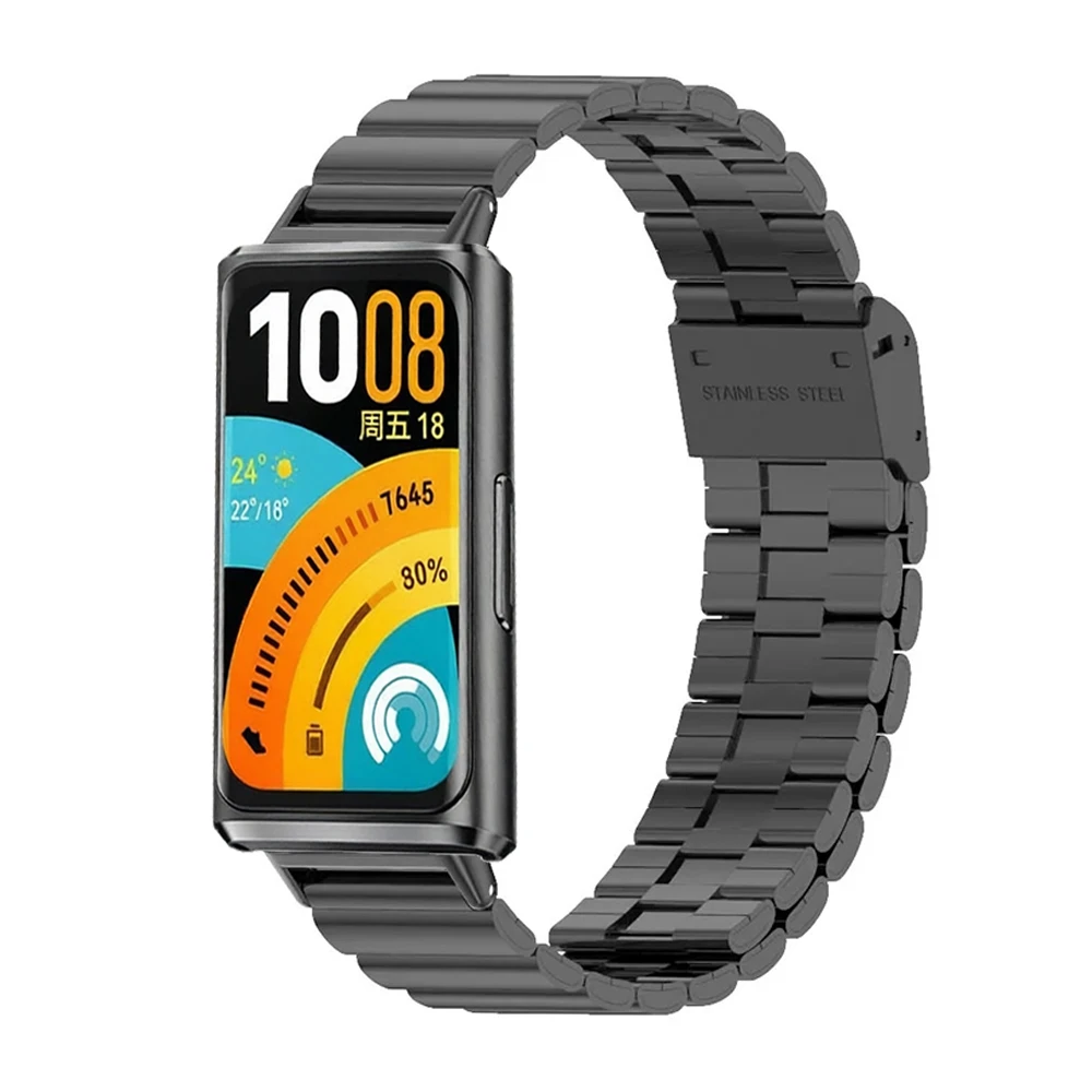 Metalowa bransoletka do Huawei Band 11, pasek ze stali nierdzewnej do HUAWEI Band 11 Pro, paski Correas do Huawei Band 11, opaska na nadgarstek. — zdjęcie produktu 3