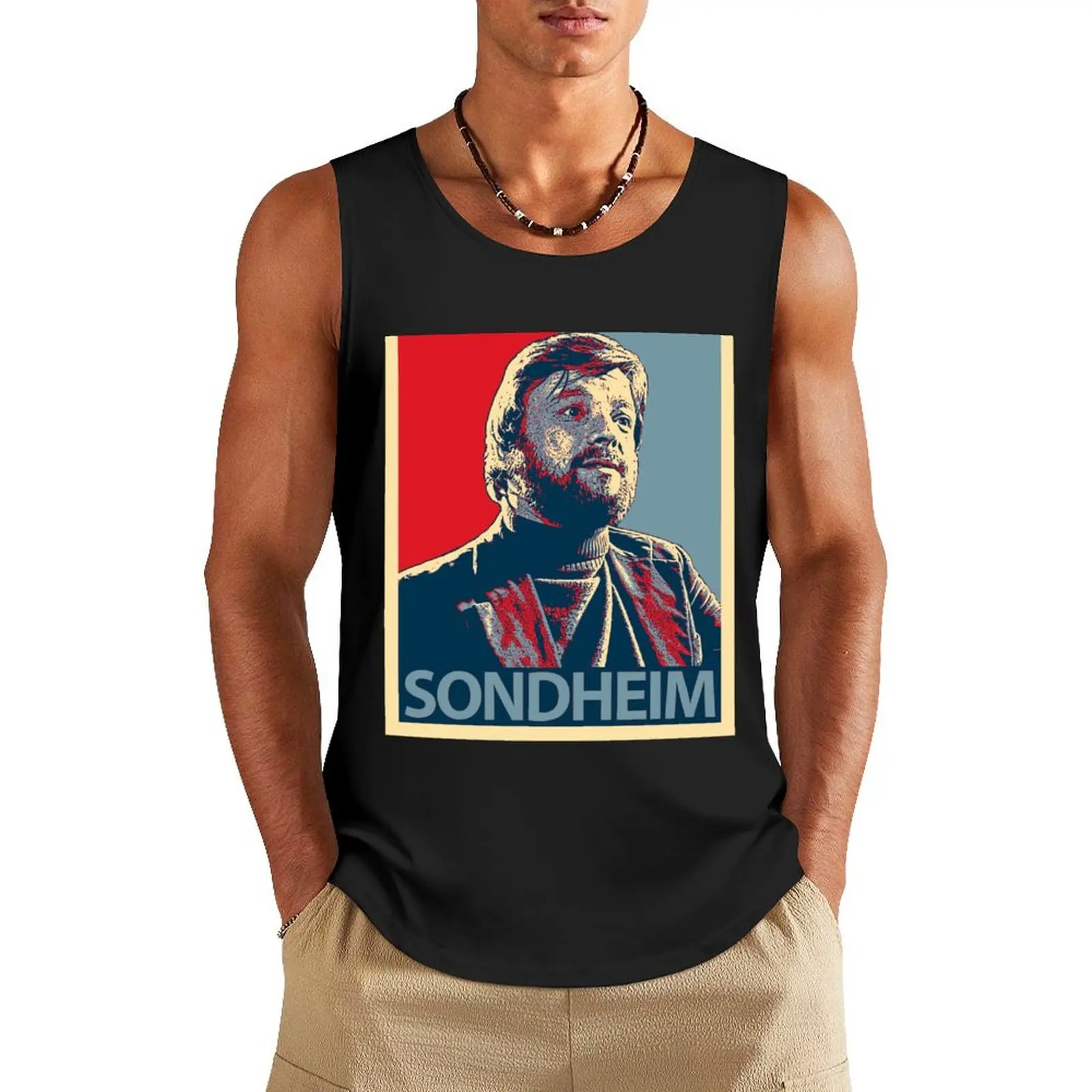 

Stephen Sondheim Tank Top clothing men T-shirt male gym accessories men Top