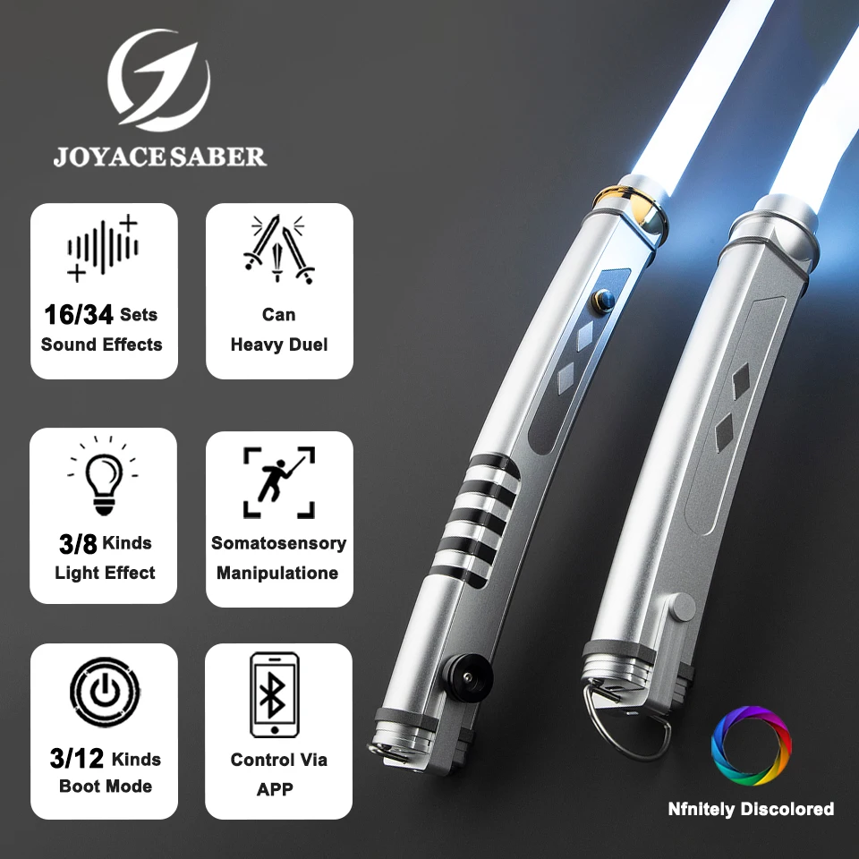 Pixel Lightsaber Pivot Ahsoka Tano Xenopixel Light Saber Jedi Neopixel Laser Sword Metal Handle Cosplay Heavy Dueling Luminous