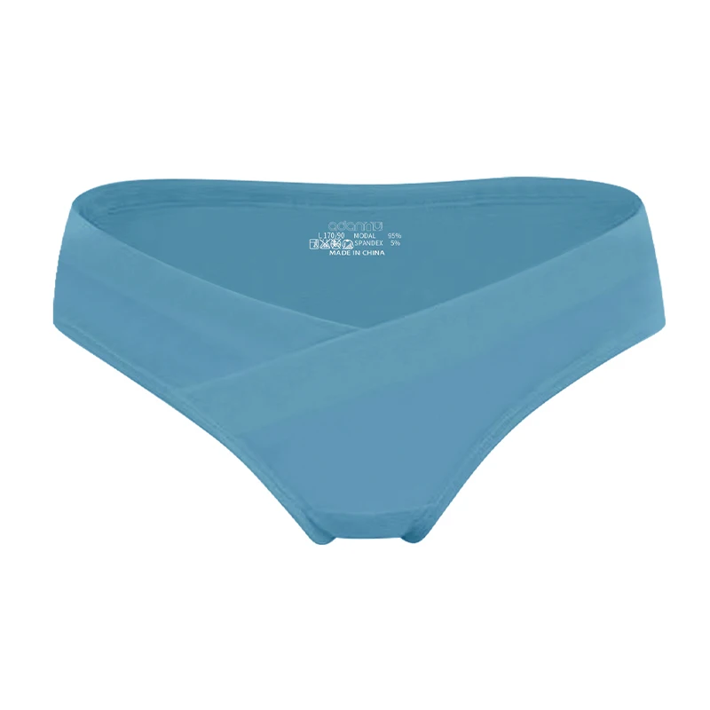 

Men's Low Waist Modal Underwear Solid Color V-Belted Briefs Seamless Comfortable Fitness Sports Underpants
