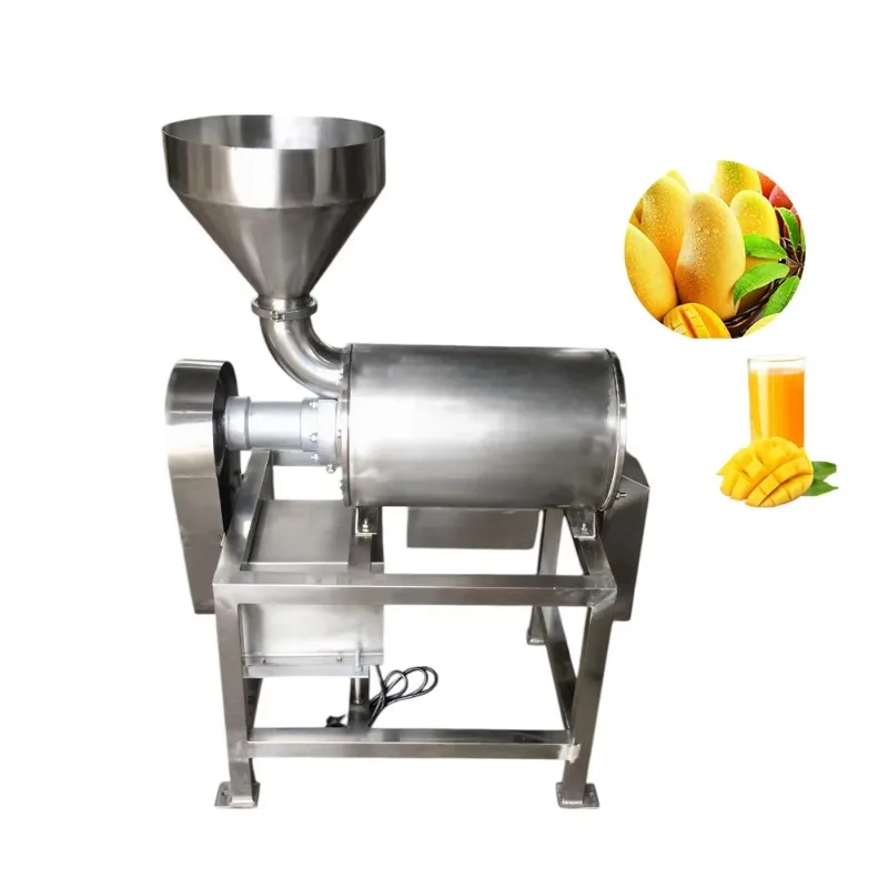 Fruit Pulp Beater Machine Industrial Fruit Pulping Machine For Mango Tomato Berry Pulp Processing Custom Supported