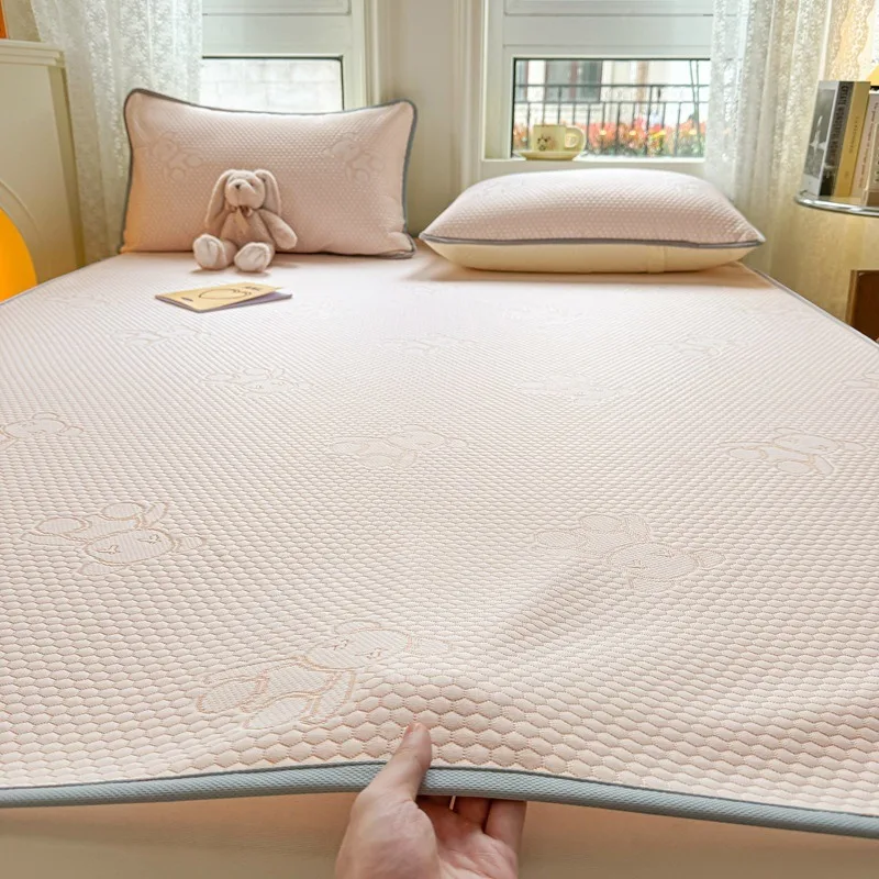 

Ice Doudou Mat Ice Silk Latex Mat Foldable Washed Air Conditioner Soft Mat Bedding Set Bed Cover Set Bedroom Bed Set