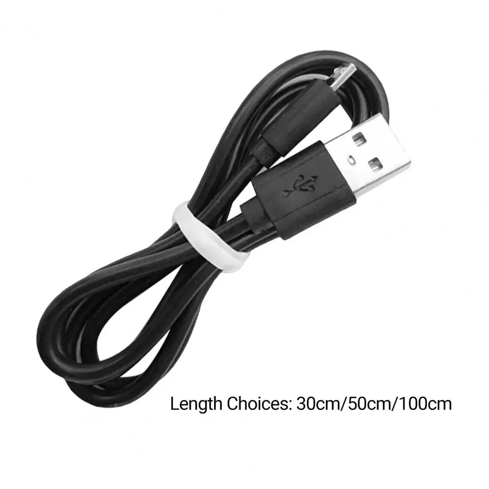 كابل بيانات شحن سريع USB صغير طويل جدًا بطول 30 سم - 1 متر لأجهزة كاميرا الهاتف الخليوي التي تعمل بنظام أندرويد وأسلاك بيانات بنك الطاقة